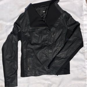 Faux leather jacket